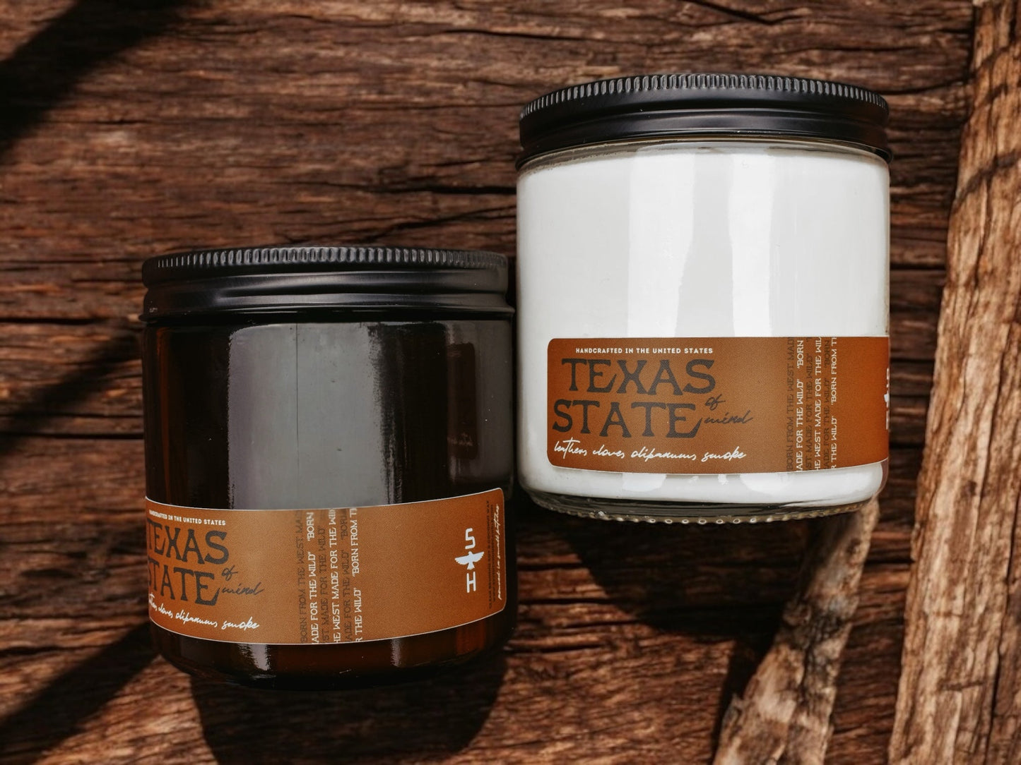 TEXAS STATE OF MIND - Leather & Smoke Candle