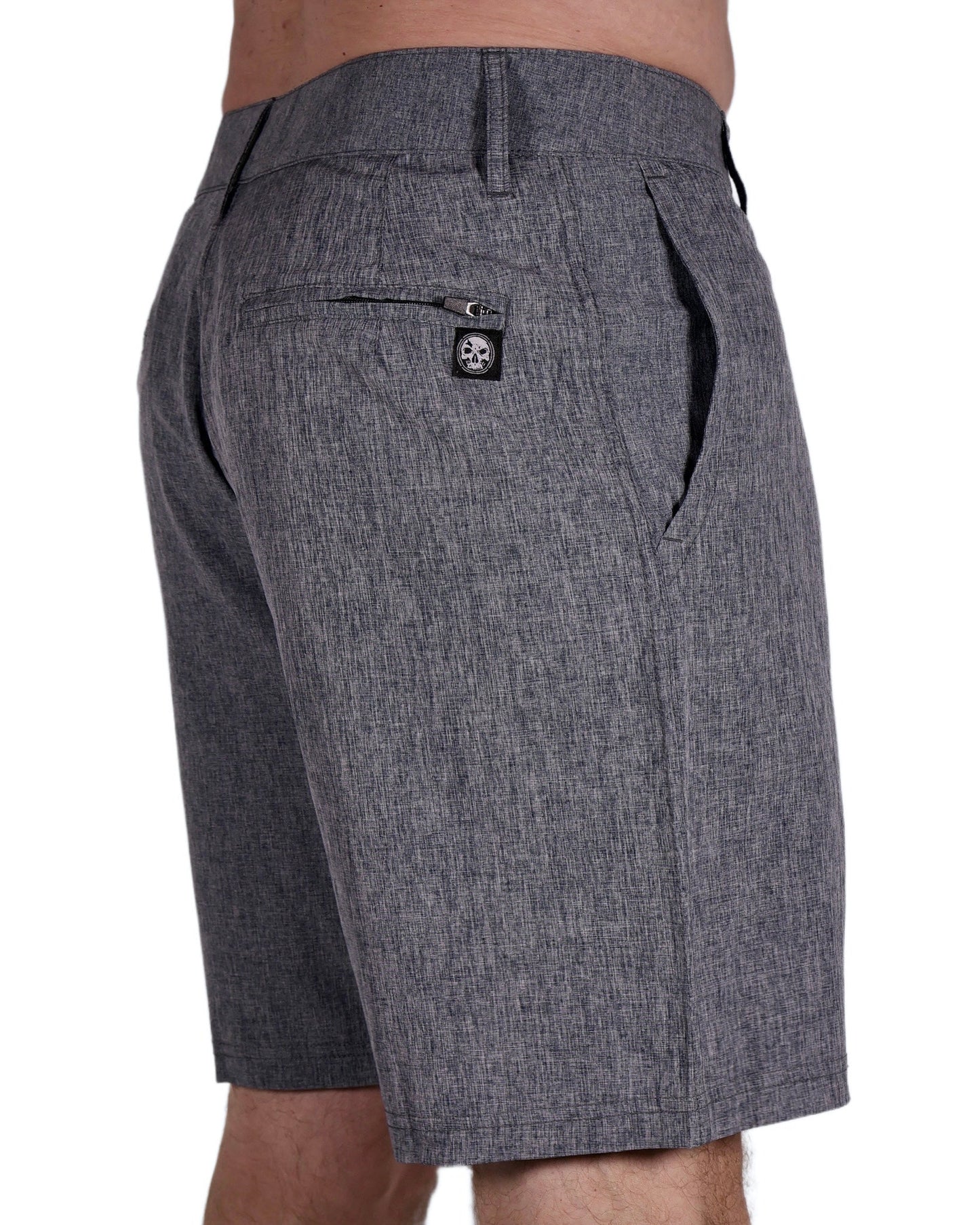 Gray Stretch Hybrid Shorts