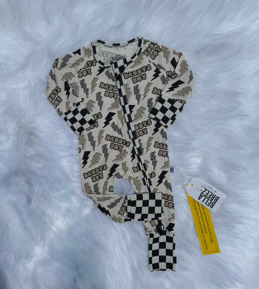 Daddy's Boy Ribbed Bamboo Sleeper