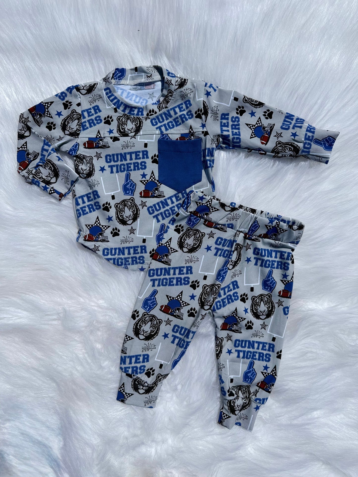 Gunter Tigers Football L/S Set