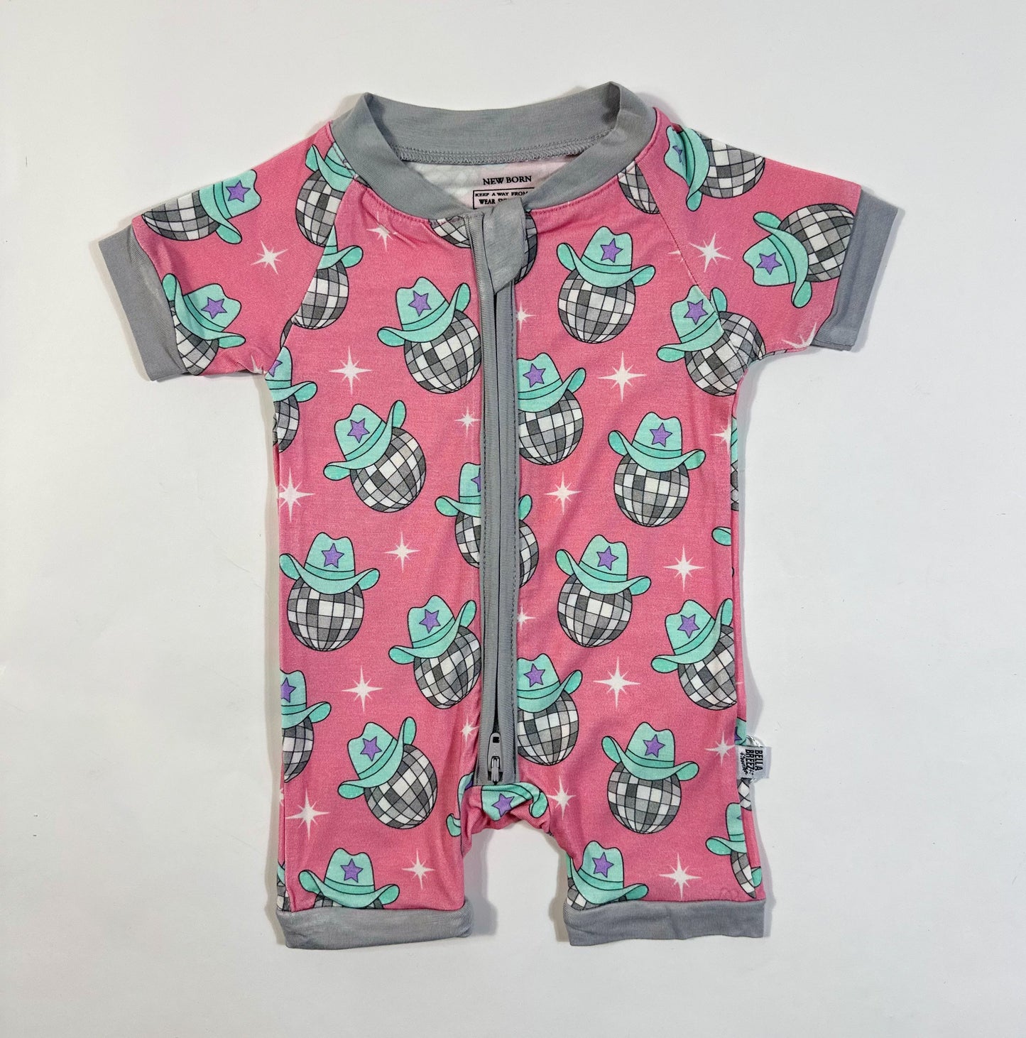 Disco Cowgirl Bamboo Shortie Romper (FINAL SALE)