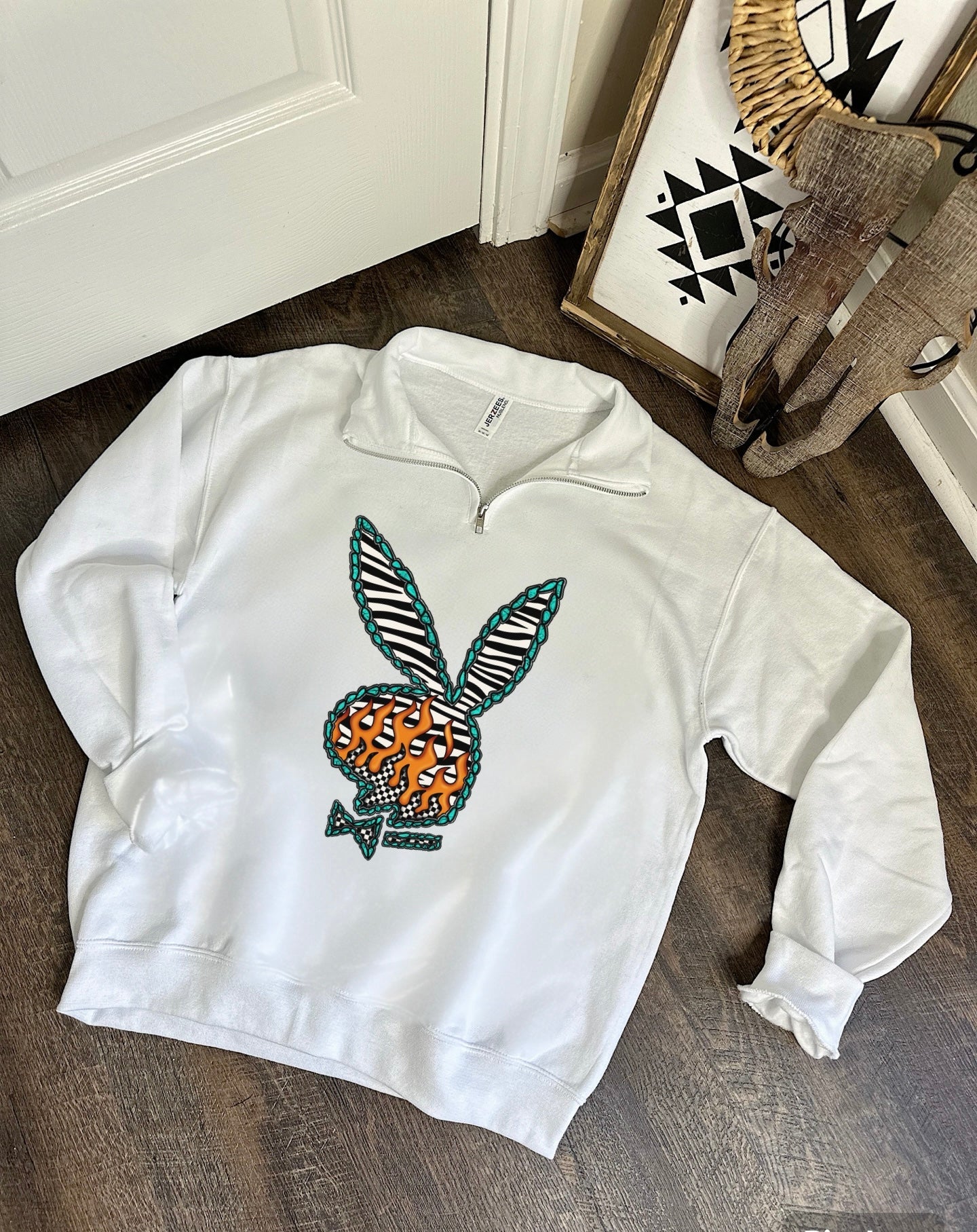 Western Bunny Quarter Zip