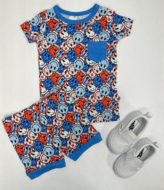 Smile USA Bamboo Sleep Short Set (FINAL SALE)