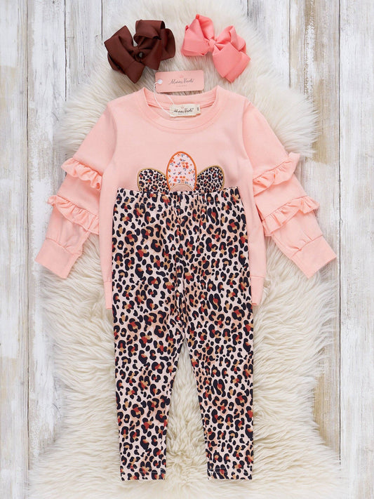 Feathered & Fabulous Ruffle Outfit: XXS(12/18mos)