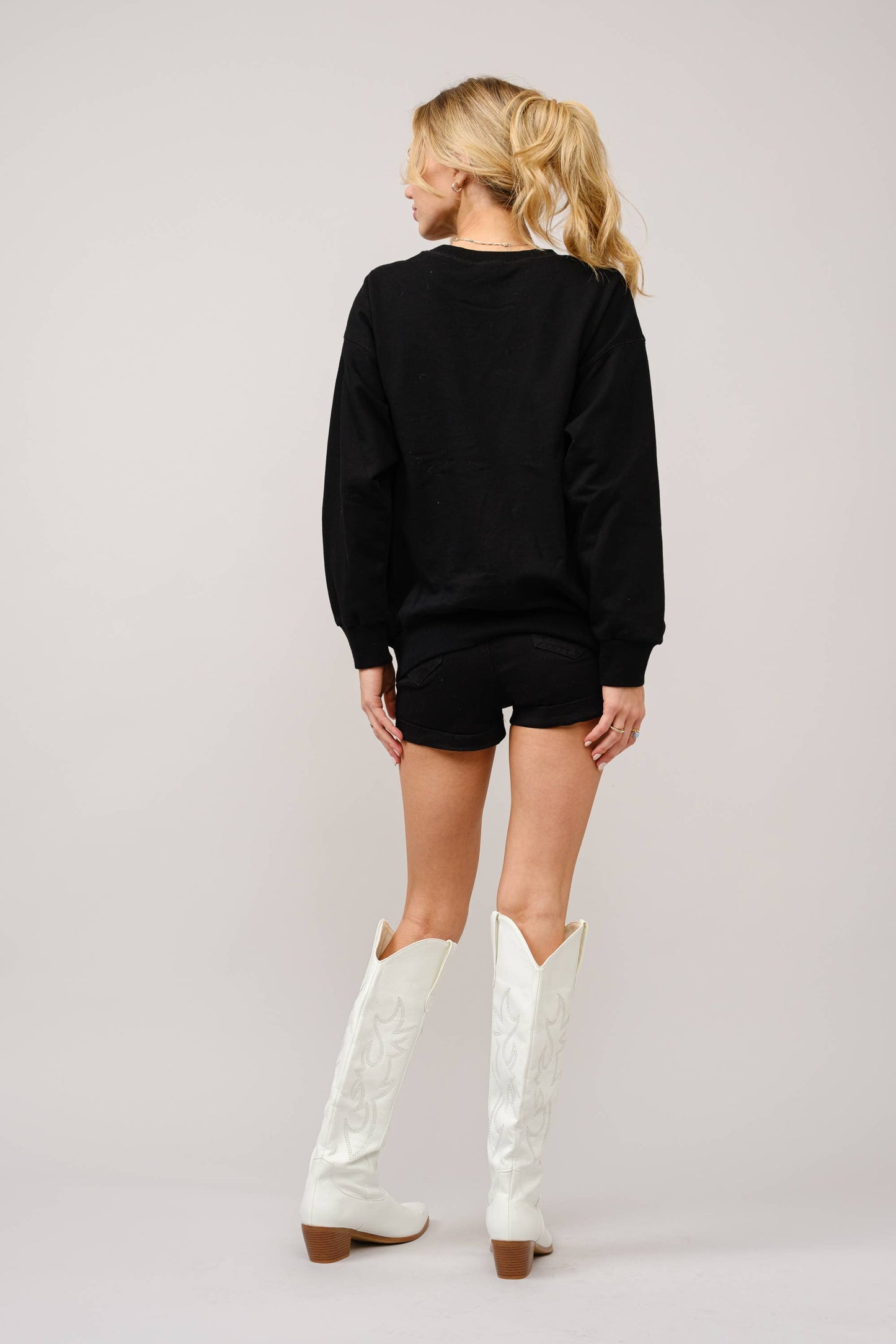 Bull Rider Embroidered Sweatshirt