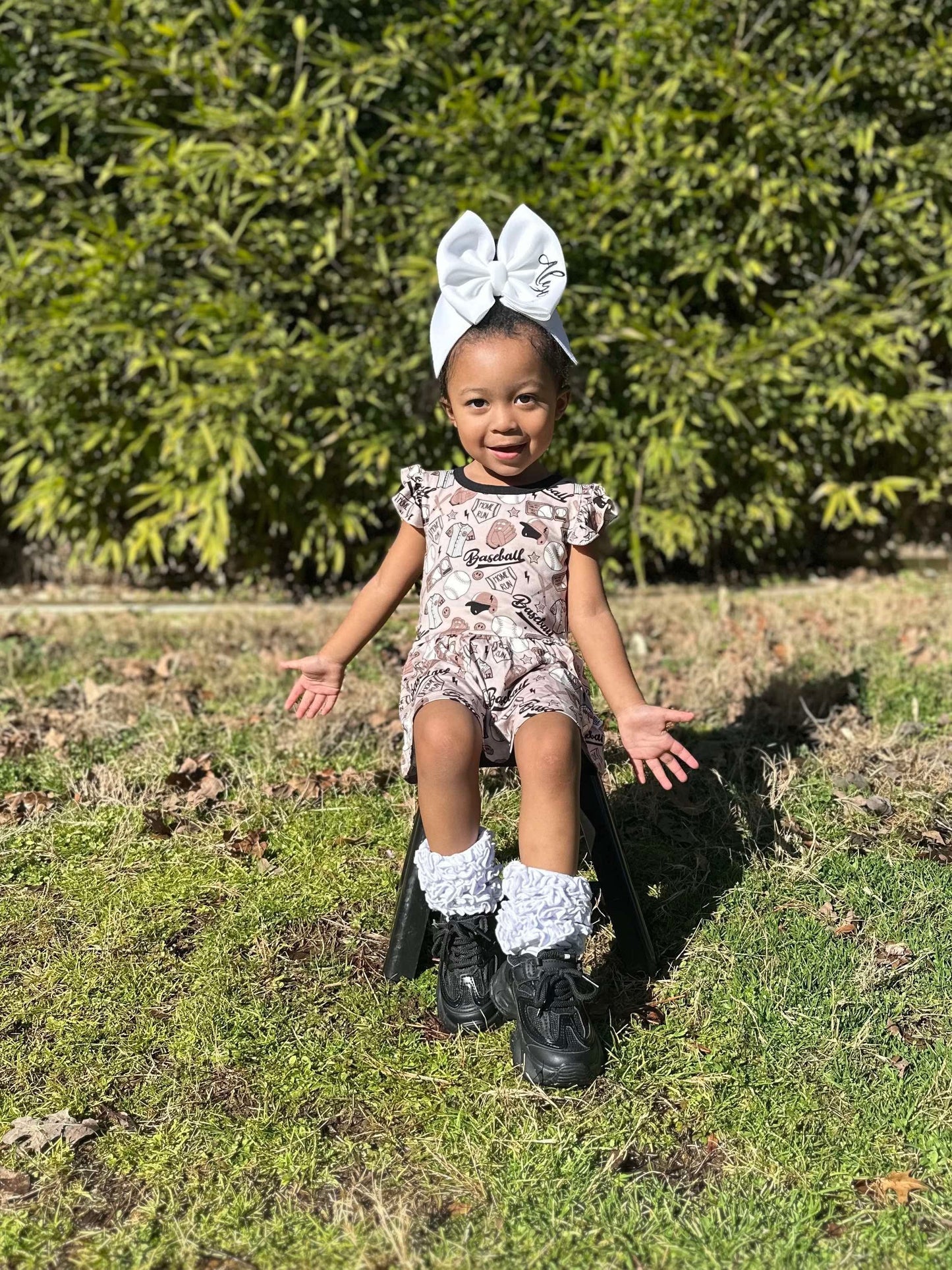 Game Day Bamboo Skirted Romper (FINAL SALE)