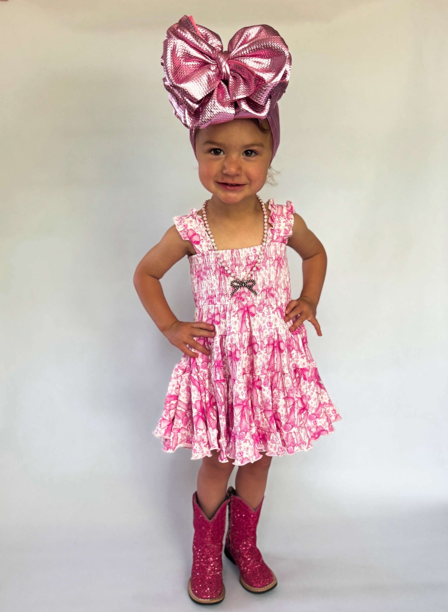 Blooming Bows Bamboo Dress