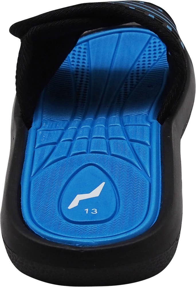 Norty Boy's Summer Comfort Casual Slide Flat Strap Shower Sandals Slip On Shoe