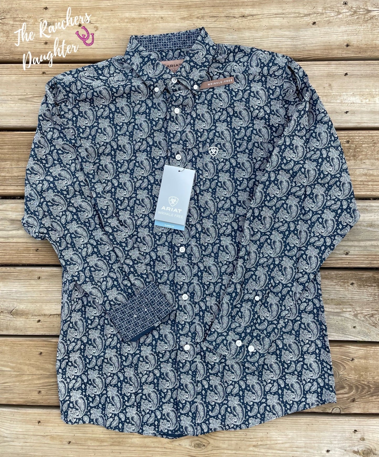 Ariat Men's Wrinkle Free Kohen Classic Fit Shirt