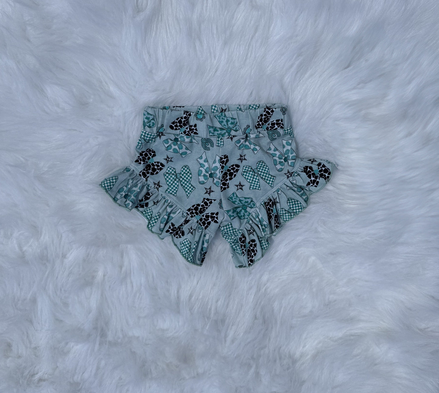 Western bow shorties (FINAL SALE)