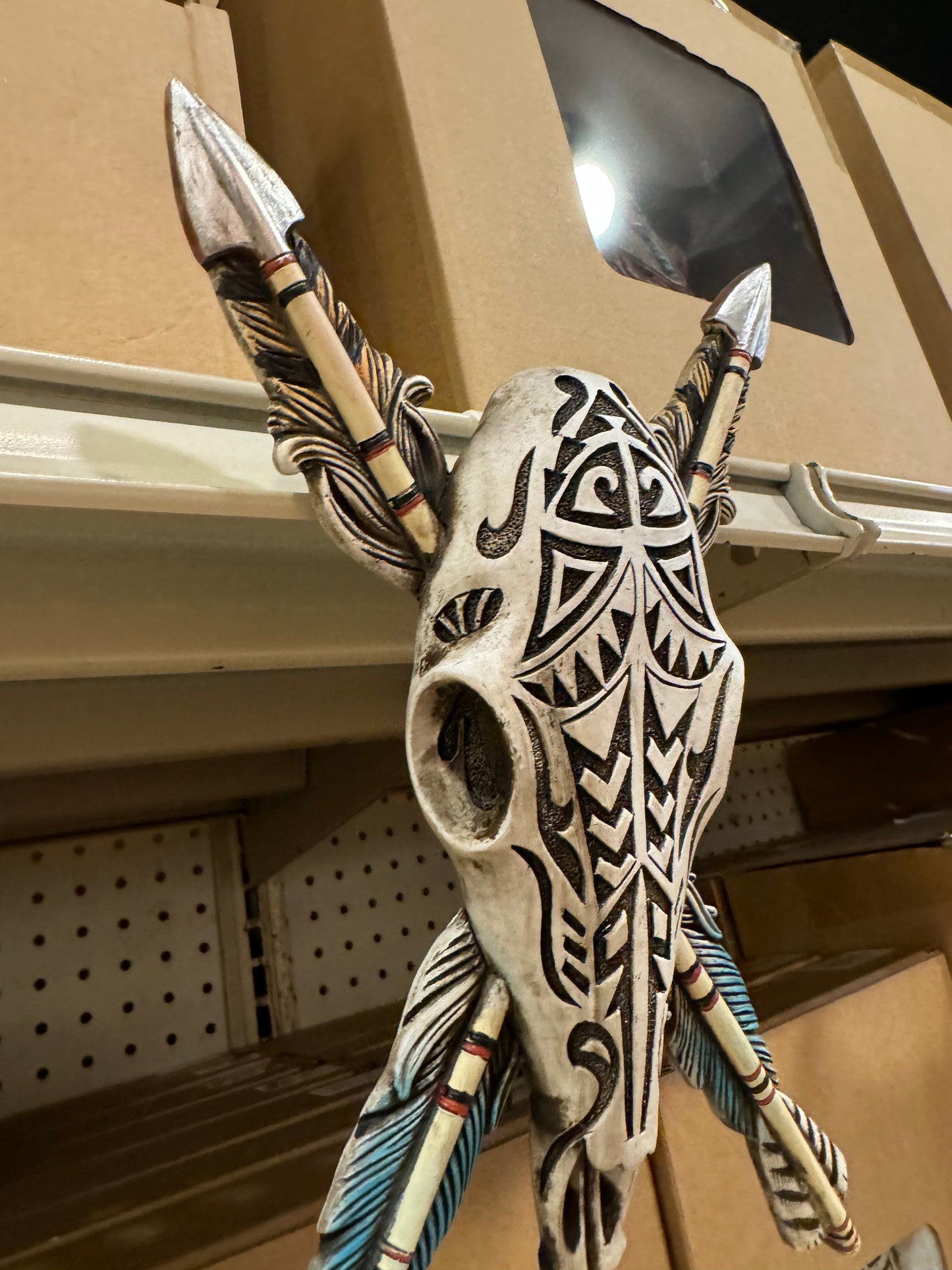 Aztec Arrow Skull Decor