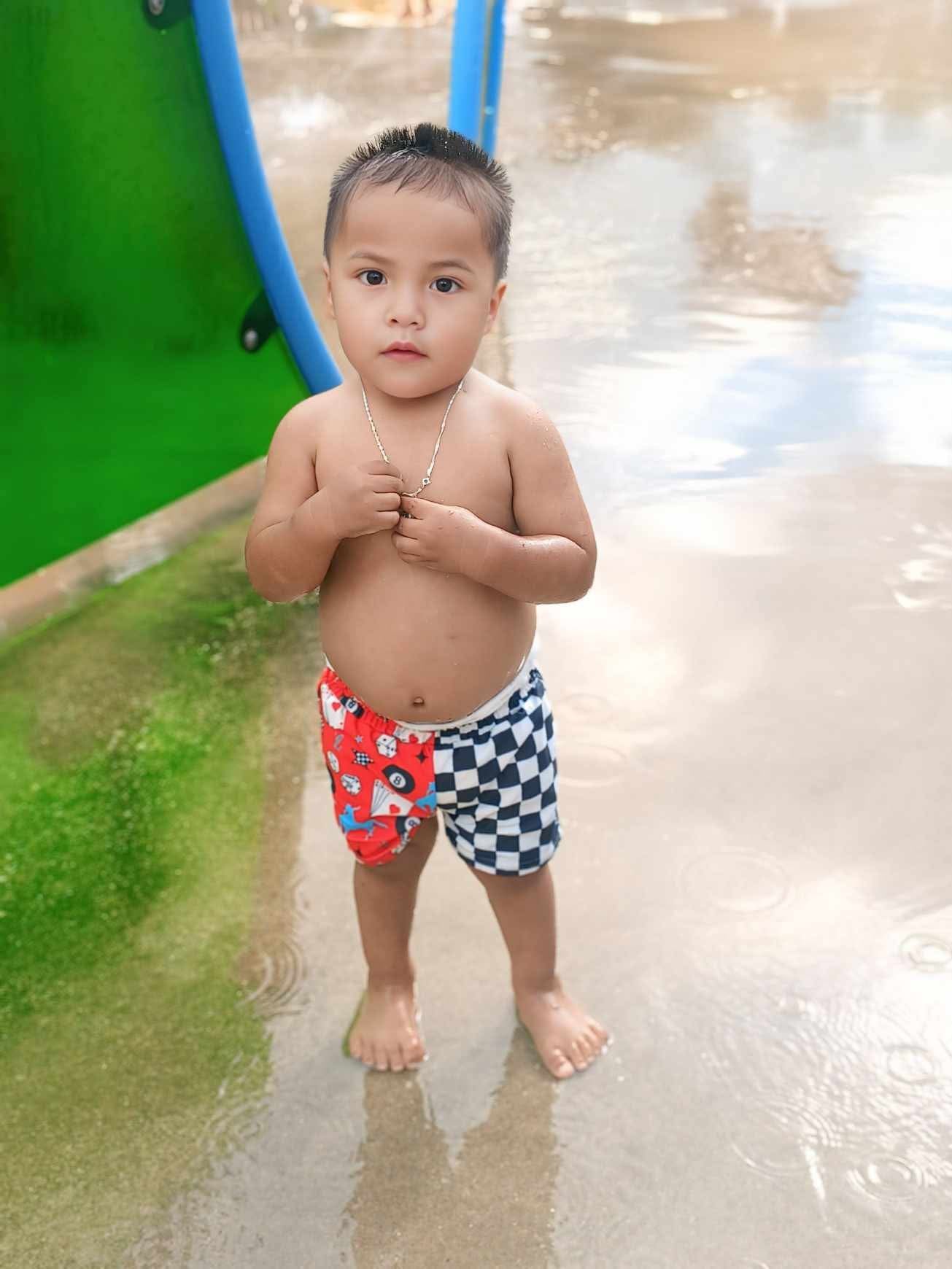 Luck Of The Draw Swim Trunks (FINAL SALE)