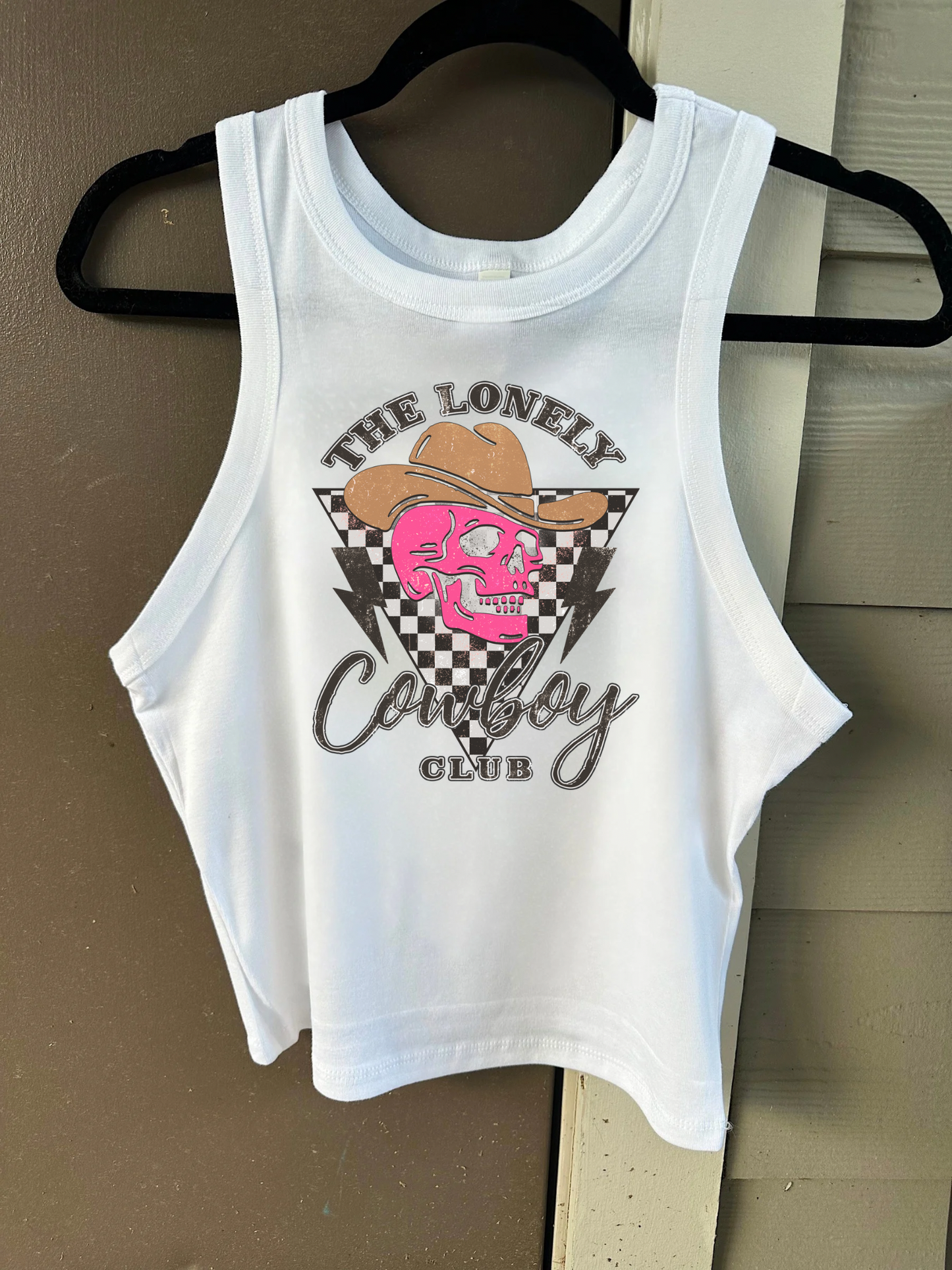 Lonely Cowboy Cropped Tank