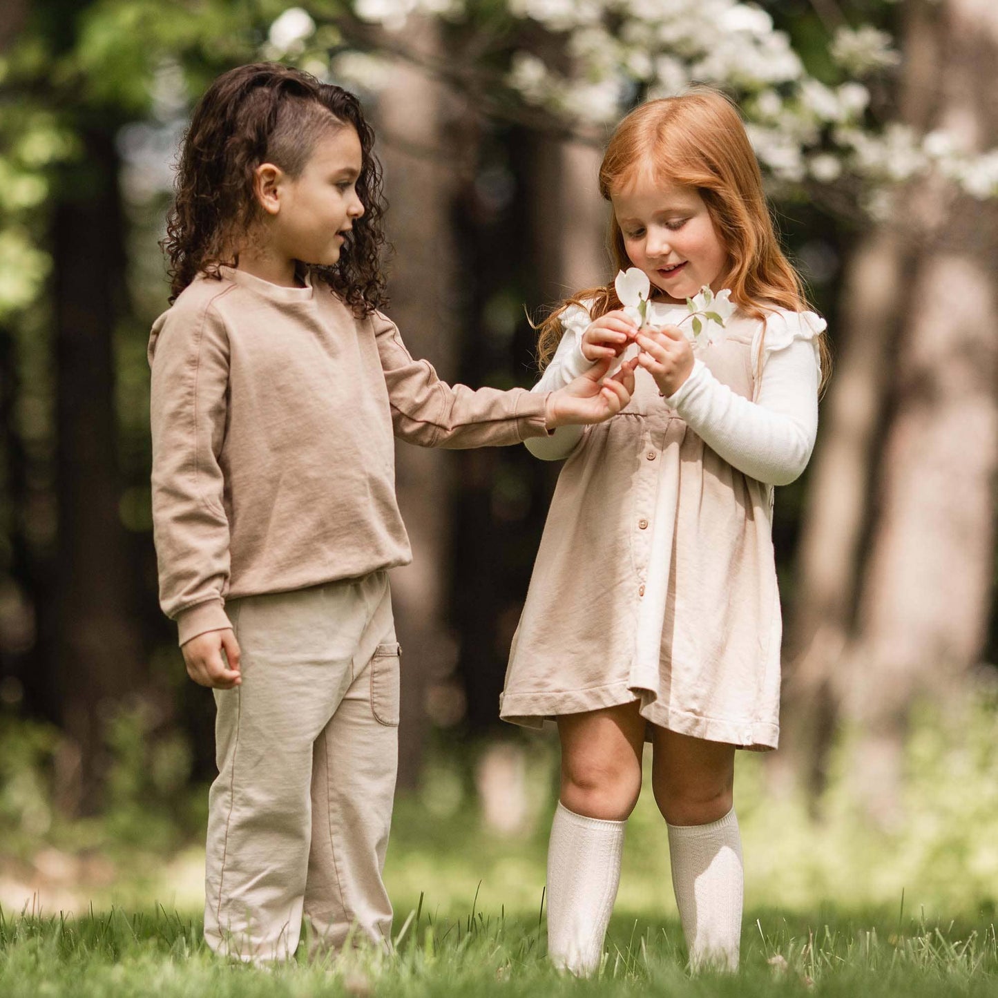 Acid Wash Toddler Sweatshirt Set: