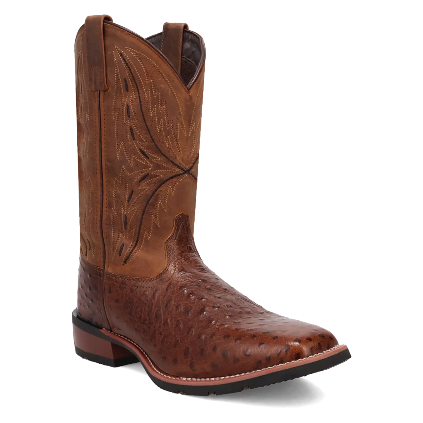 Laredo Stride - Men's Ostrich Leather Cowboy Boots