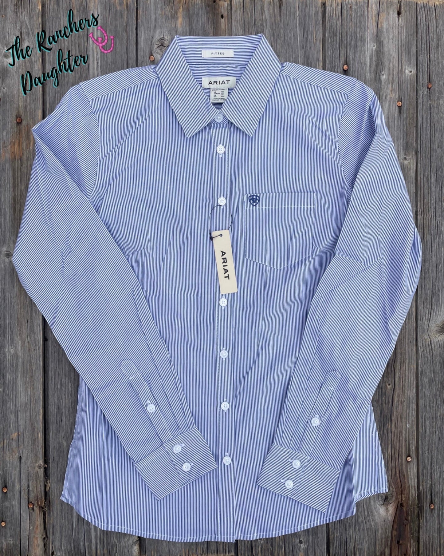Ariat Women's True Blue Stripe Kirby Shirt