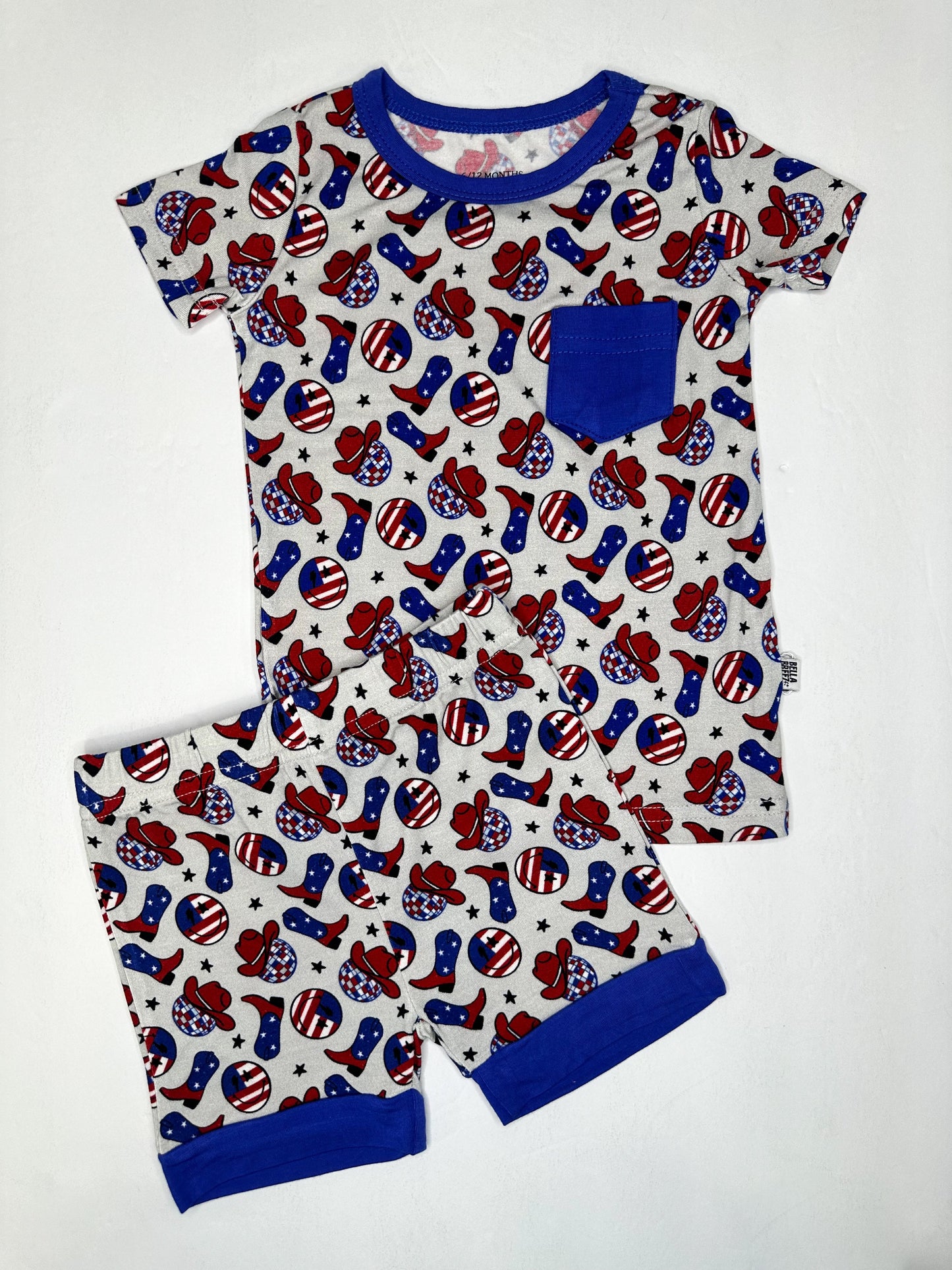 Party In The USA Bamboo Sleep Short Set (FINAL SALE)