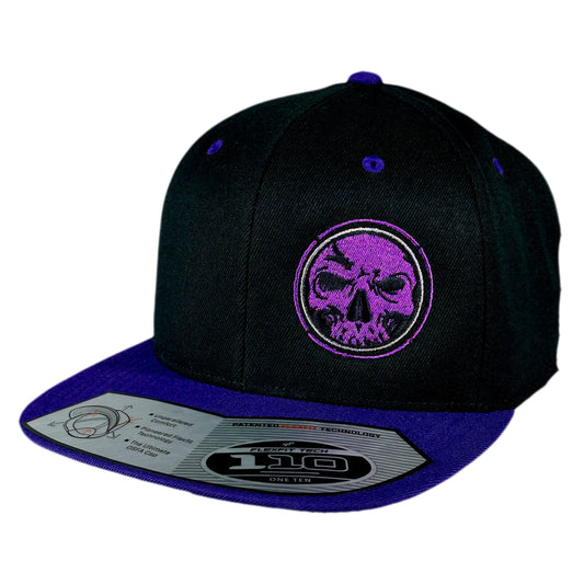 110 Purple/Black Snap Back