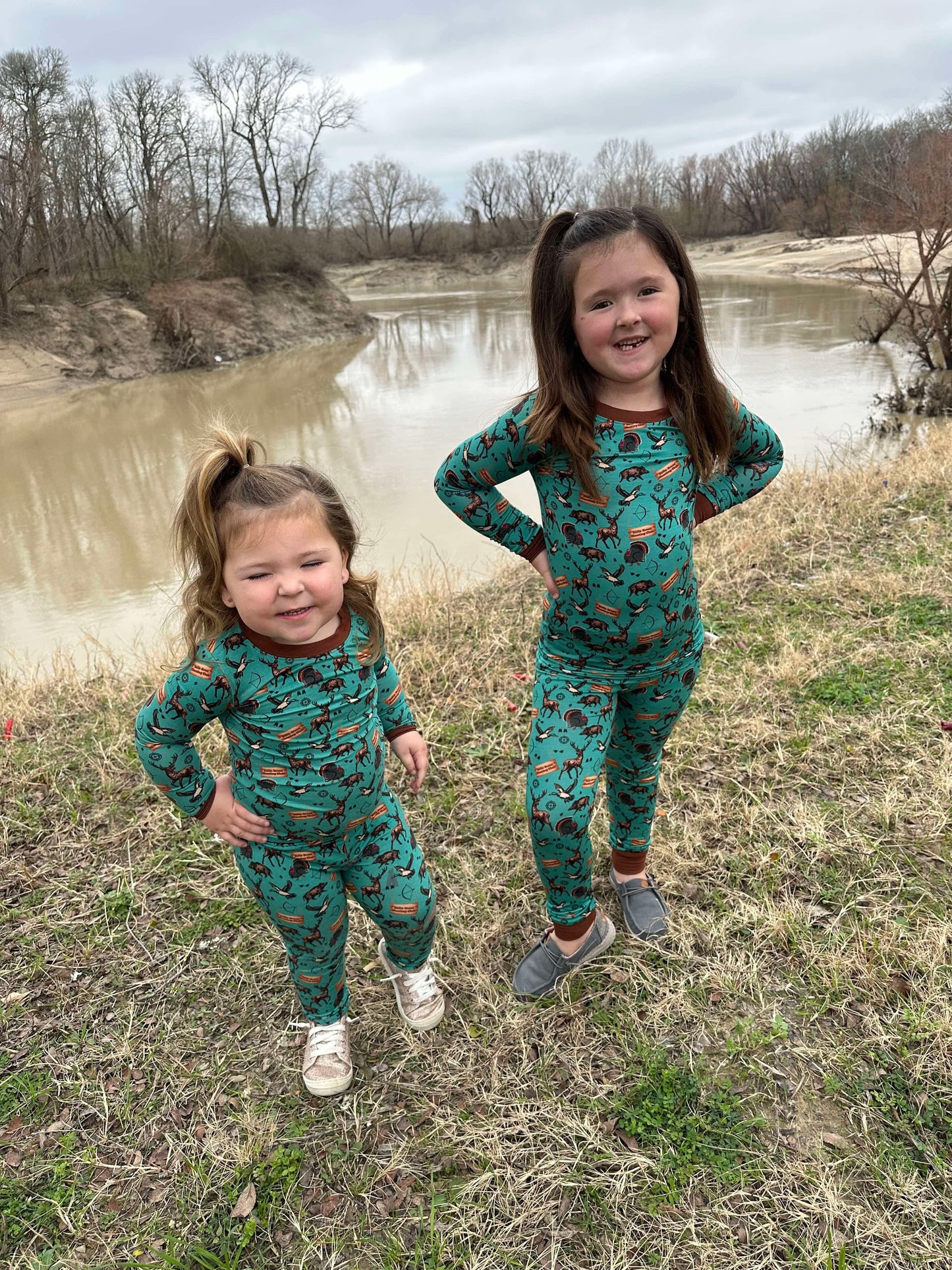 TEAL Bella-Breez Hunting Club Bamboo Set (FINAL SALE)