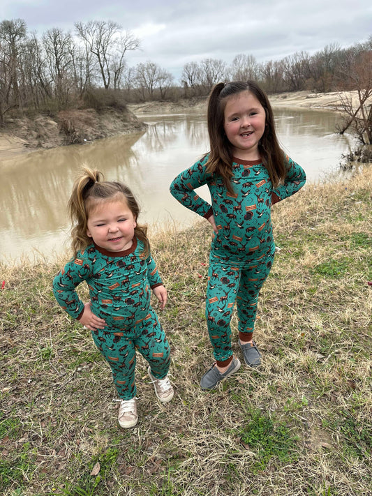 TEAL Bella-Breez Hunting Club Bamboo Set (FINAL SALE)