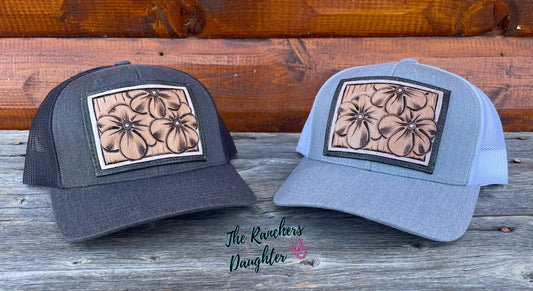 Primrose Leather Patch Trucker Cap