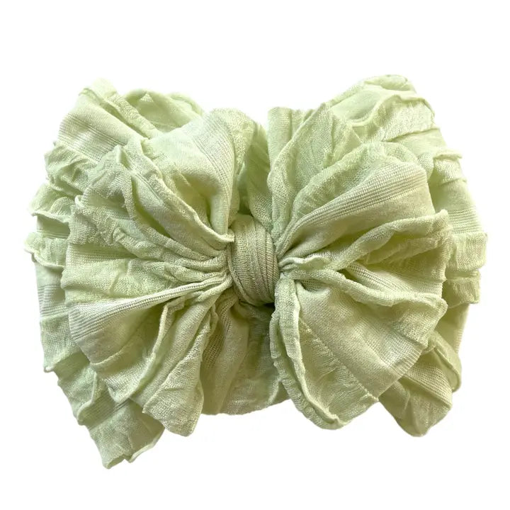Honeydew Ruffled Headband