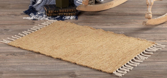 Burlap Natural Chindi Rug