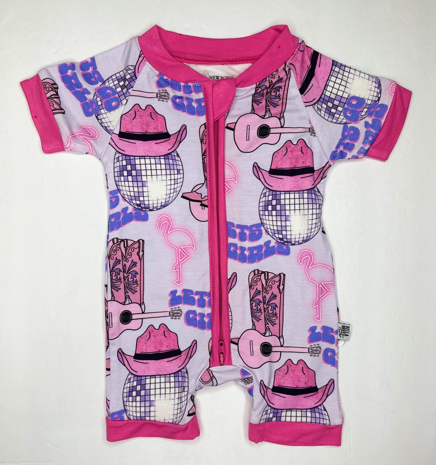 Let’s Go Girls Bamboo Shortie Romper (FINAL SALE)