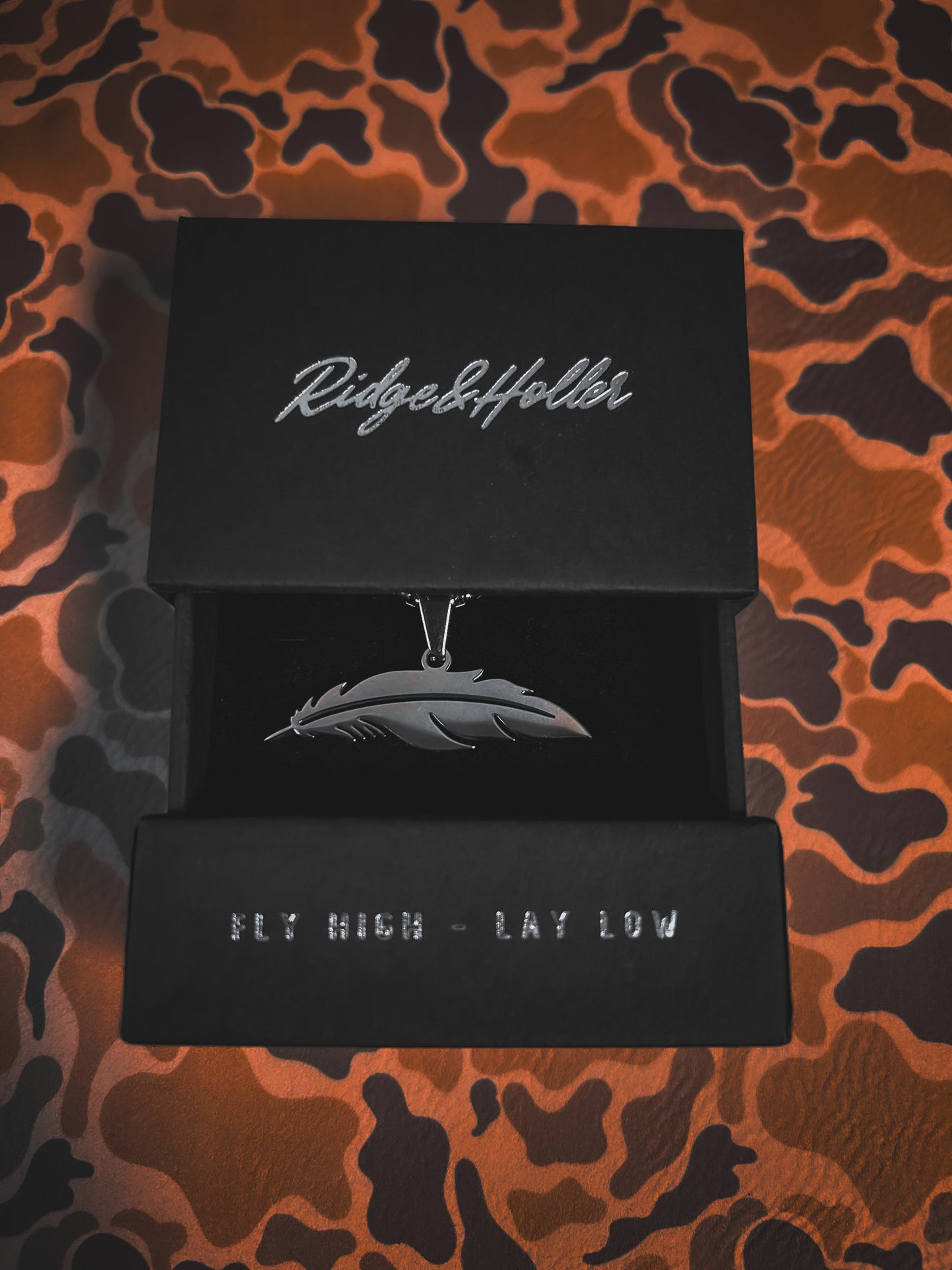 Feather- Stainless Steel Necklace and Pendant *PREORDER*