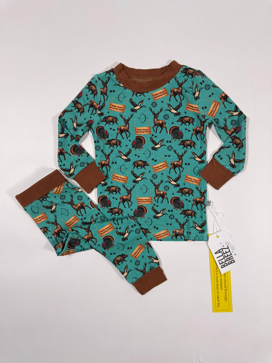 TEAL Bella-Breez Hunting Club Bamboo Set (FINAL SALE)