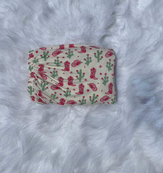 Coastal Cowgirl Bamboo Crib Sheet