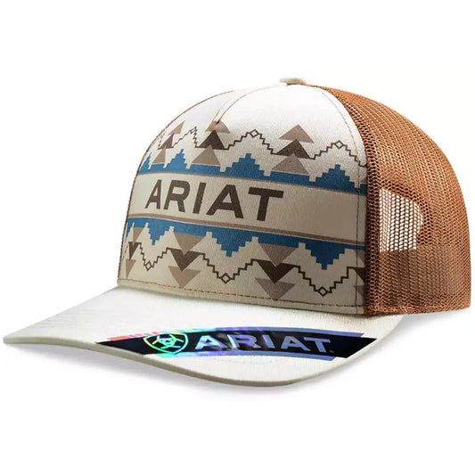 Ariat Southwest Pattern (Khaki) - Women's Trucker Cap