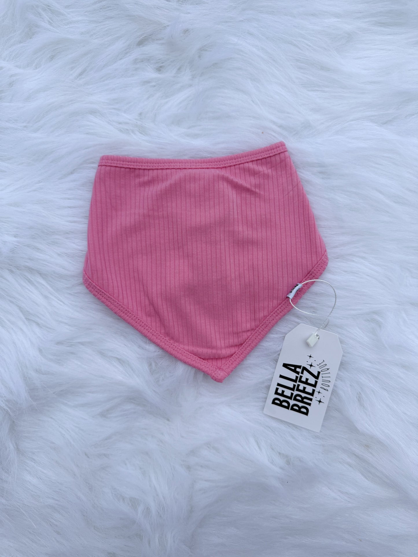 Ballerina Pink Bamboo Bib