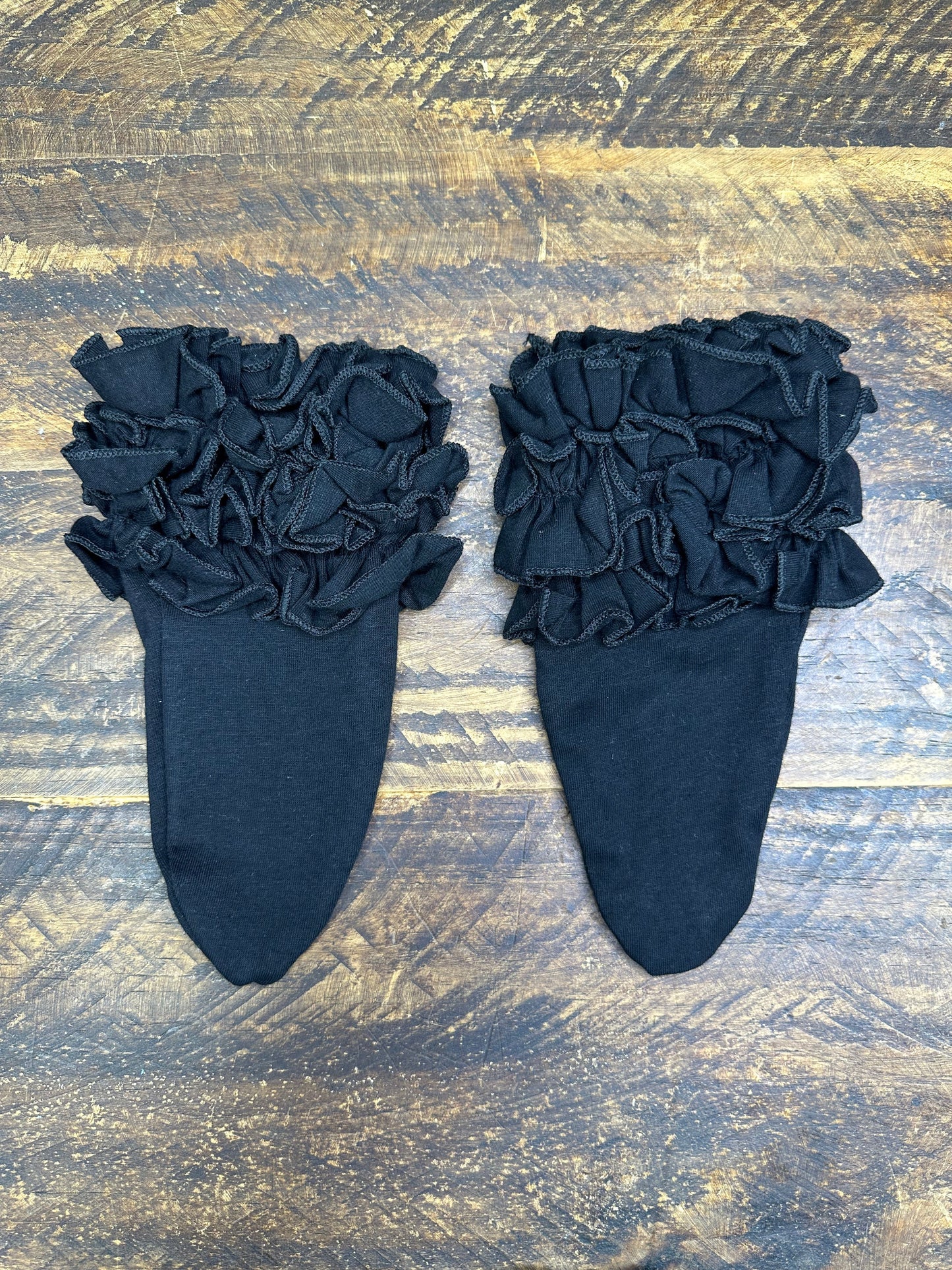 Ankle Ruffle Socks (Multiple Colors)