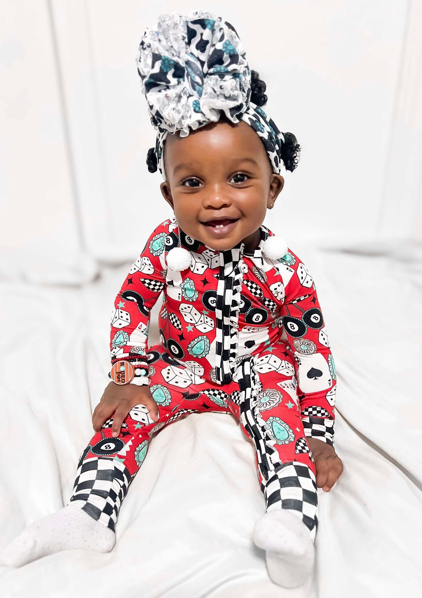 Cowgirl Luck Ruffled Bamboo Sleeper