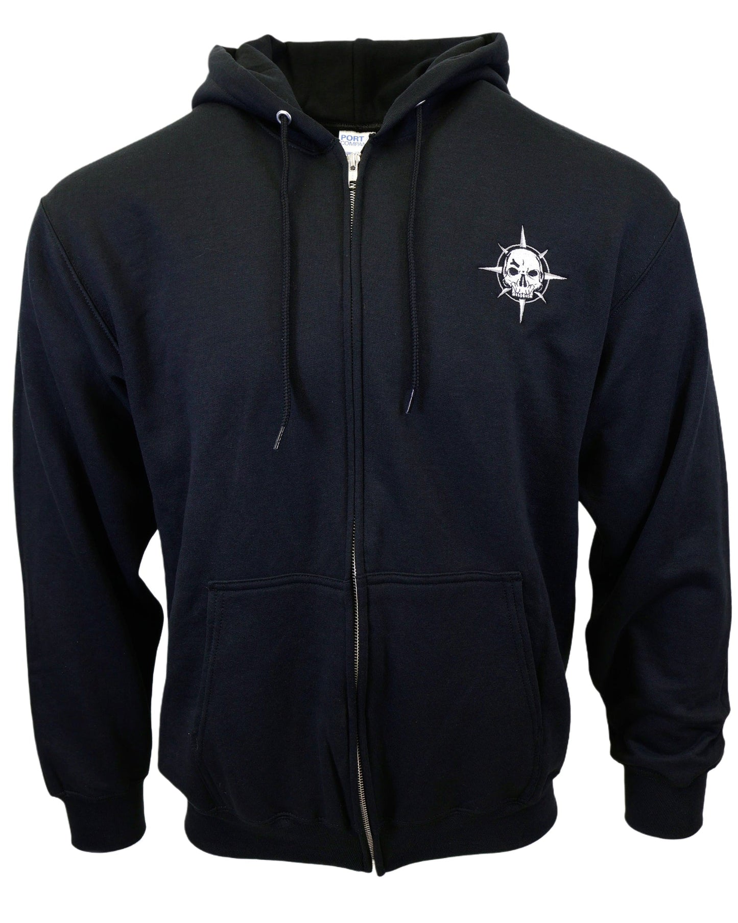 Nautical Compass Unisex Zip-Up Hoodie