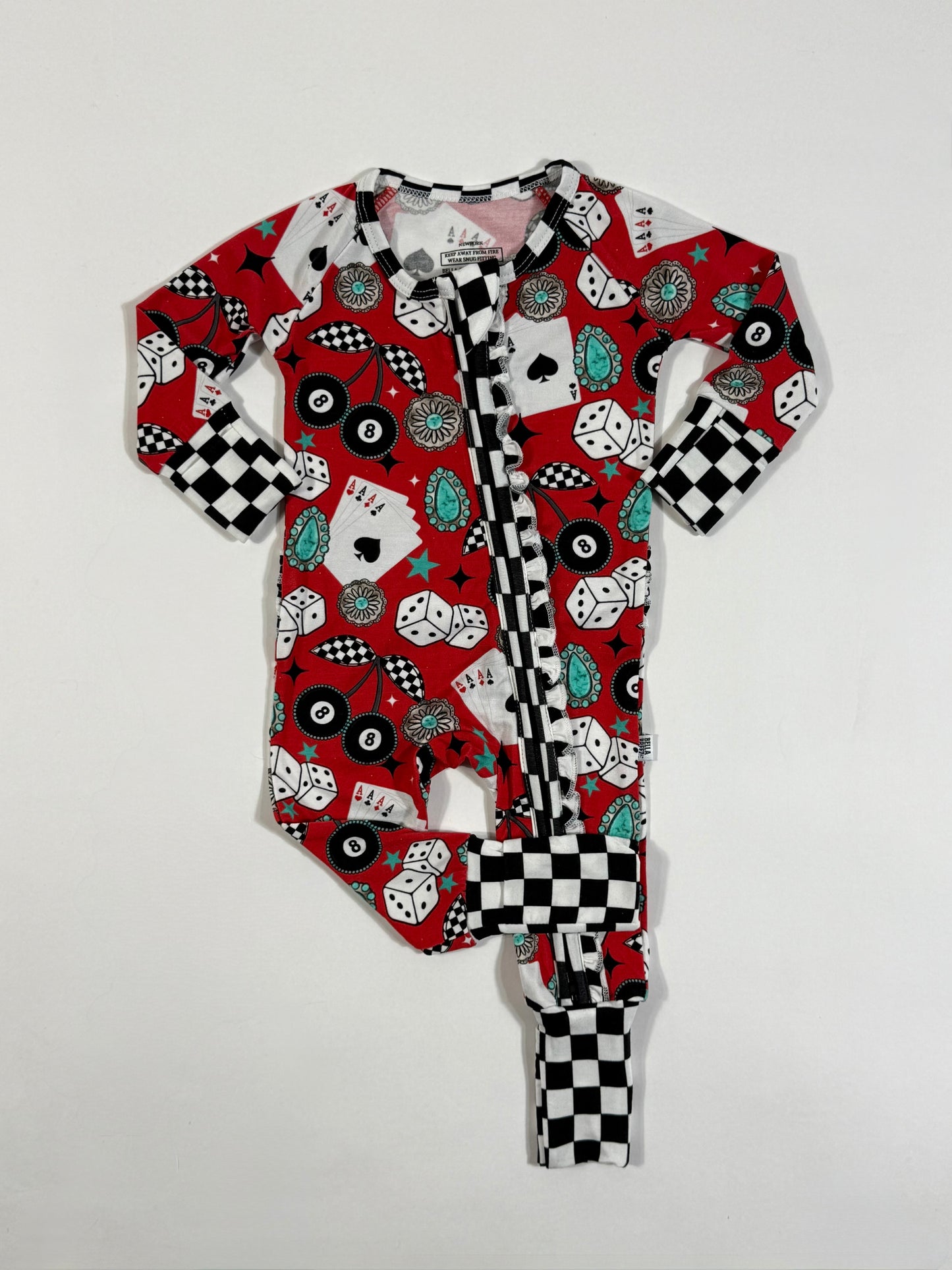 Cowgirl Luck Ruffled Bamboo Sleeper