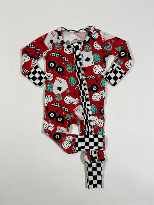 Cowgirl Luck Ruffled Bamboo Sleeper