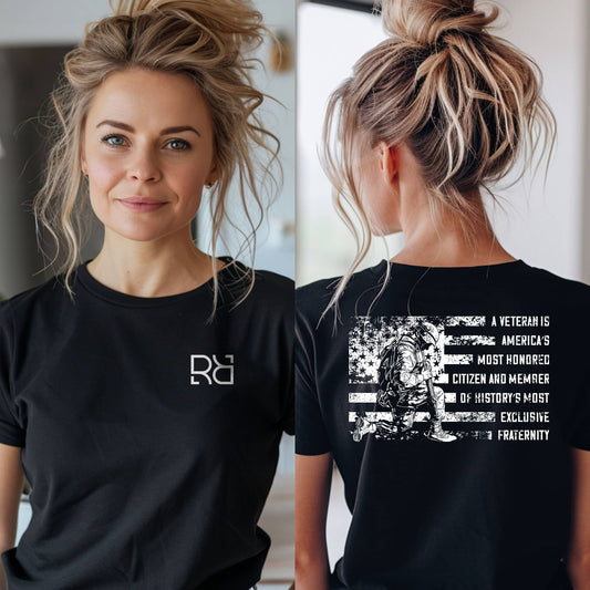 A Veteran... B&W | Premium Women's Tee