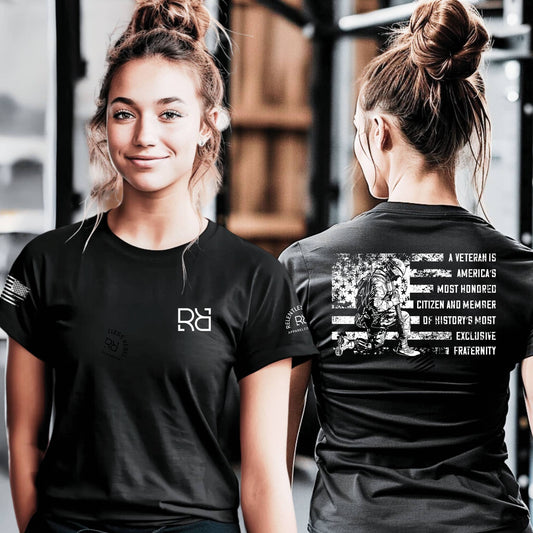 A Veteran... B&W | Premium Women's Tee
