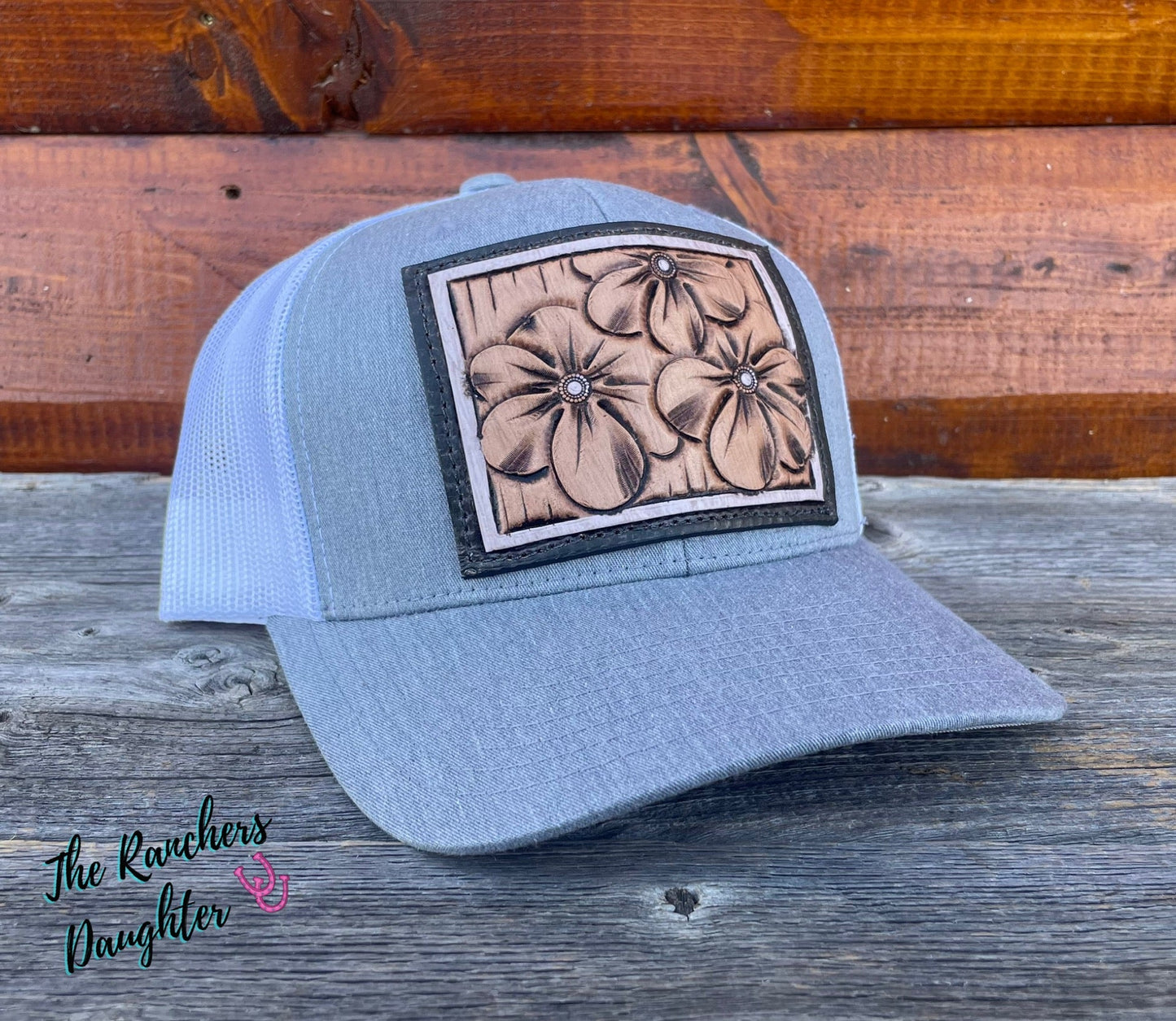 Primrose Leather Patch Trucker Cap