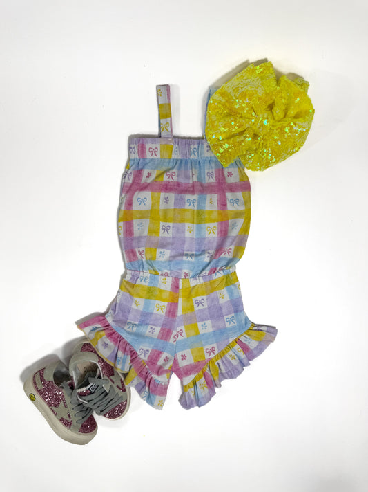 Plaid Shortie Jumper (FINAL SALE)