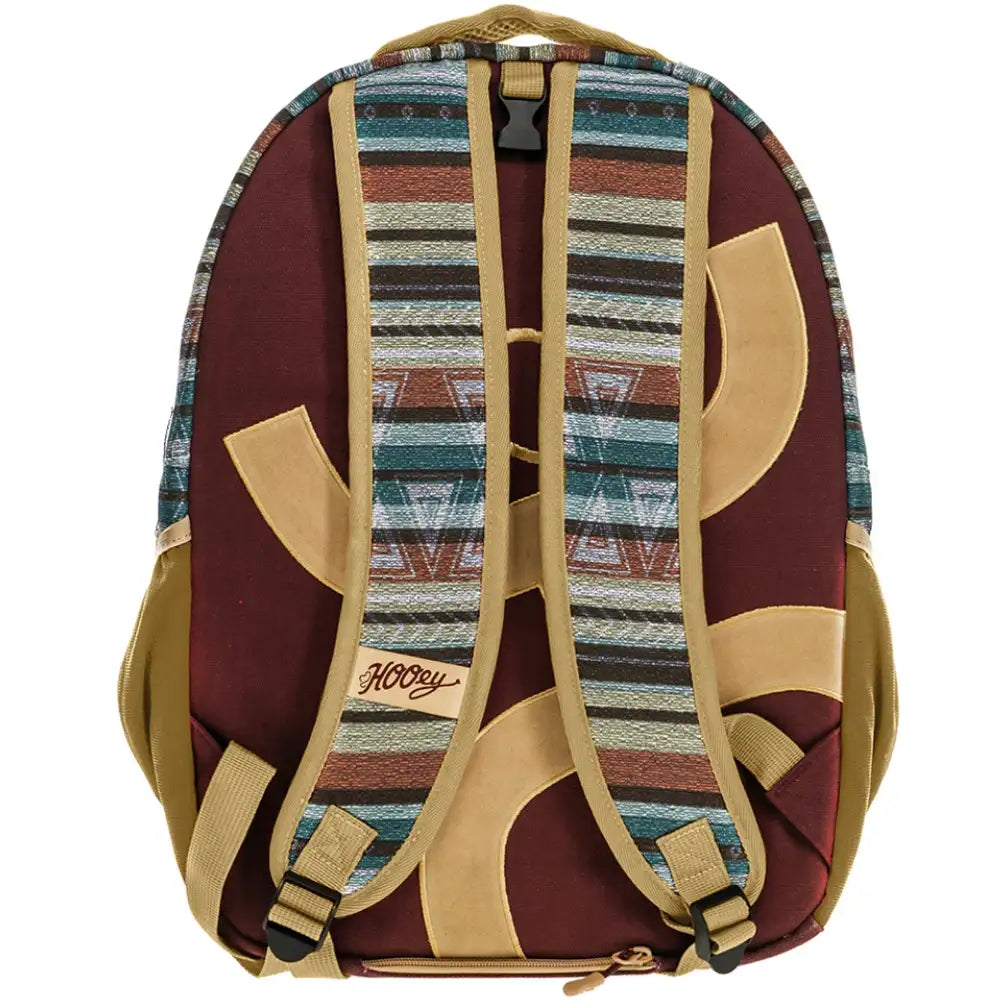 HOOey "Recess" Serape (Tan/Burgundy) - Backpack