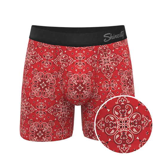 The Bandana Split | Red Bandana Ball Hammock® Pouch Underwear