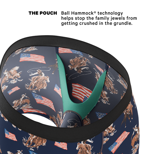 The Bootstraps & Chaps | Americana Cowboy Ball Hammock® Pouch Underwear