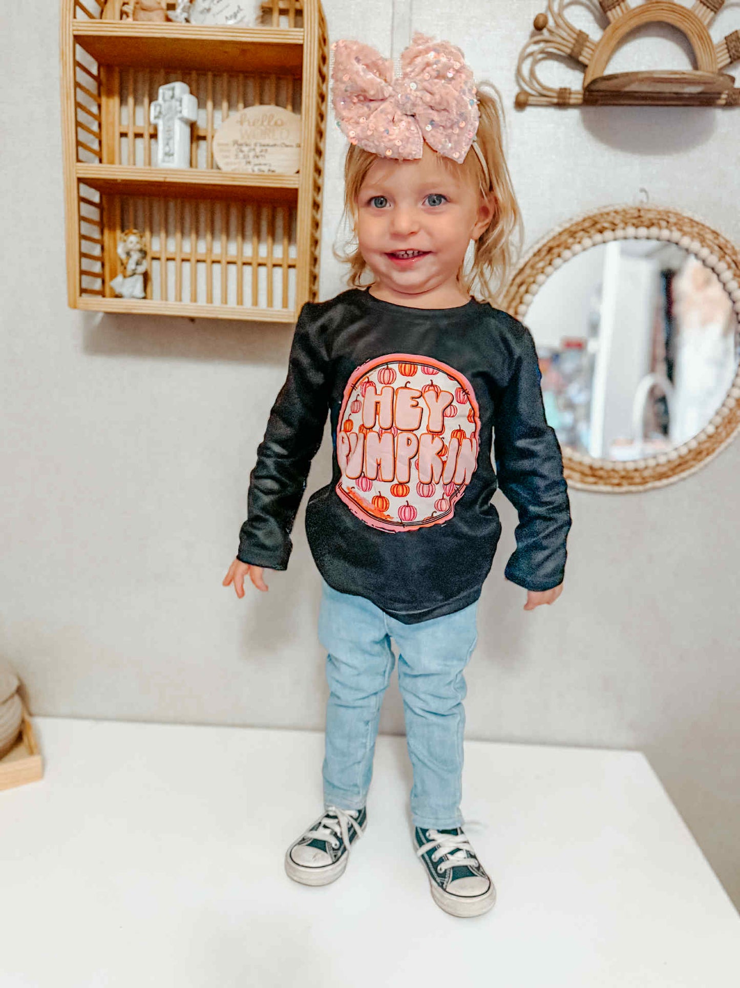 Hey pumpkin long sleeve top