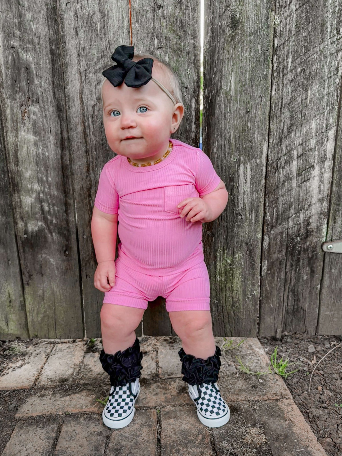 Ballerina Pink Bamboo Short Set