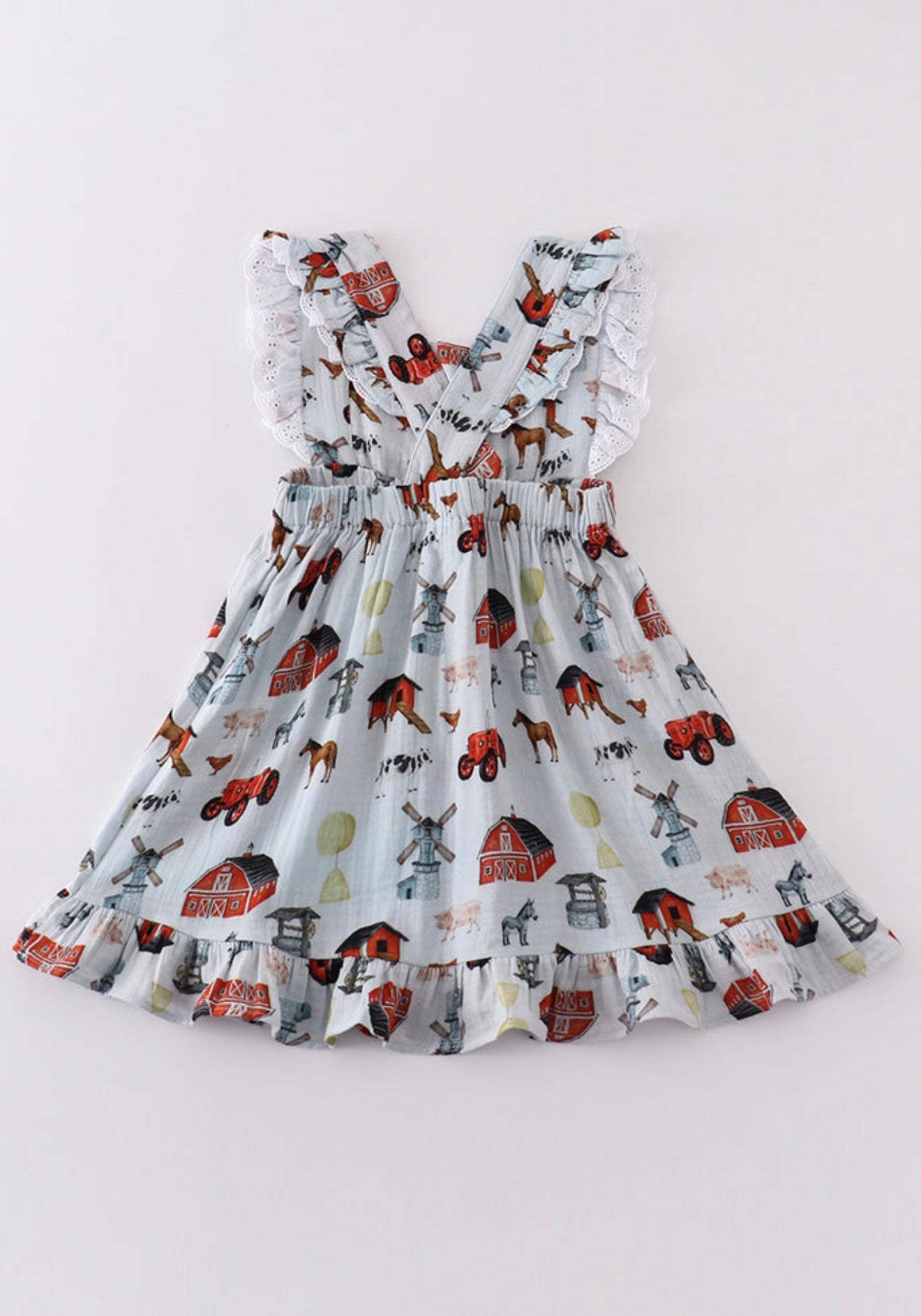 Muslin Ruffle Farm Dress (FINAL SALE)