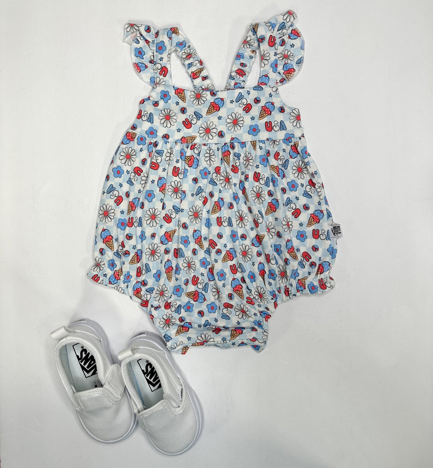 I scream, you scream, we all scream for ice cream Bamboo Romper (FINAL SALE)