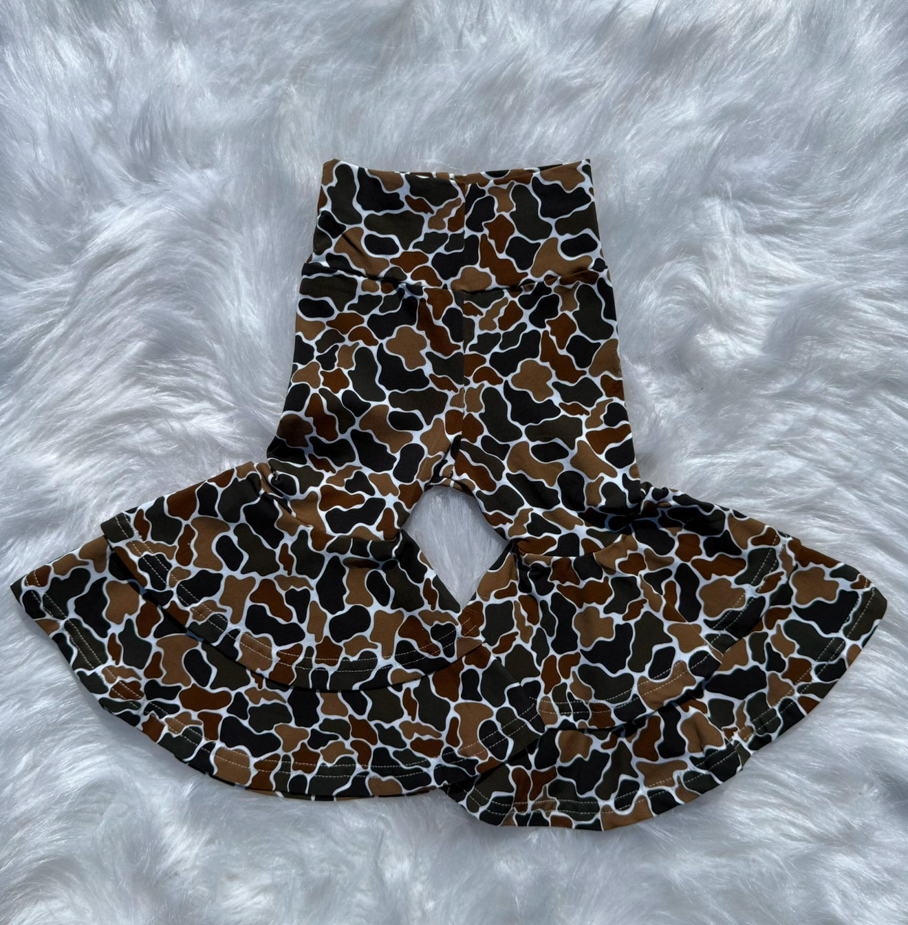 Camo Double Bell Bottoms